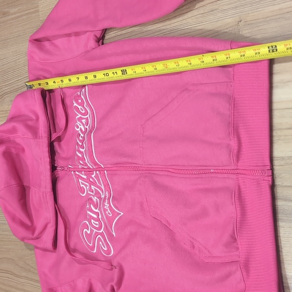 San Francisco CA Hot Pink Cotton Zip Hoodie - Picture 3 of 6